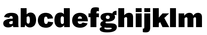 Franklin Gothic ATF Black Font LOWERCASE